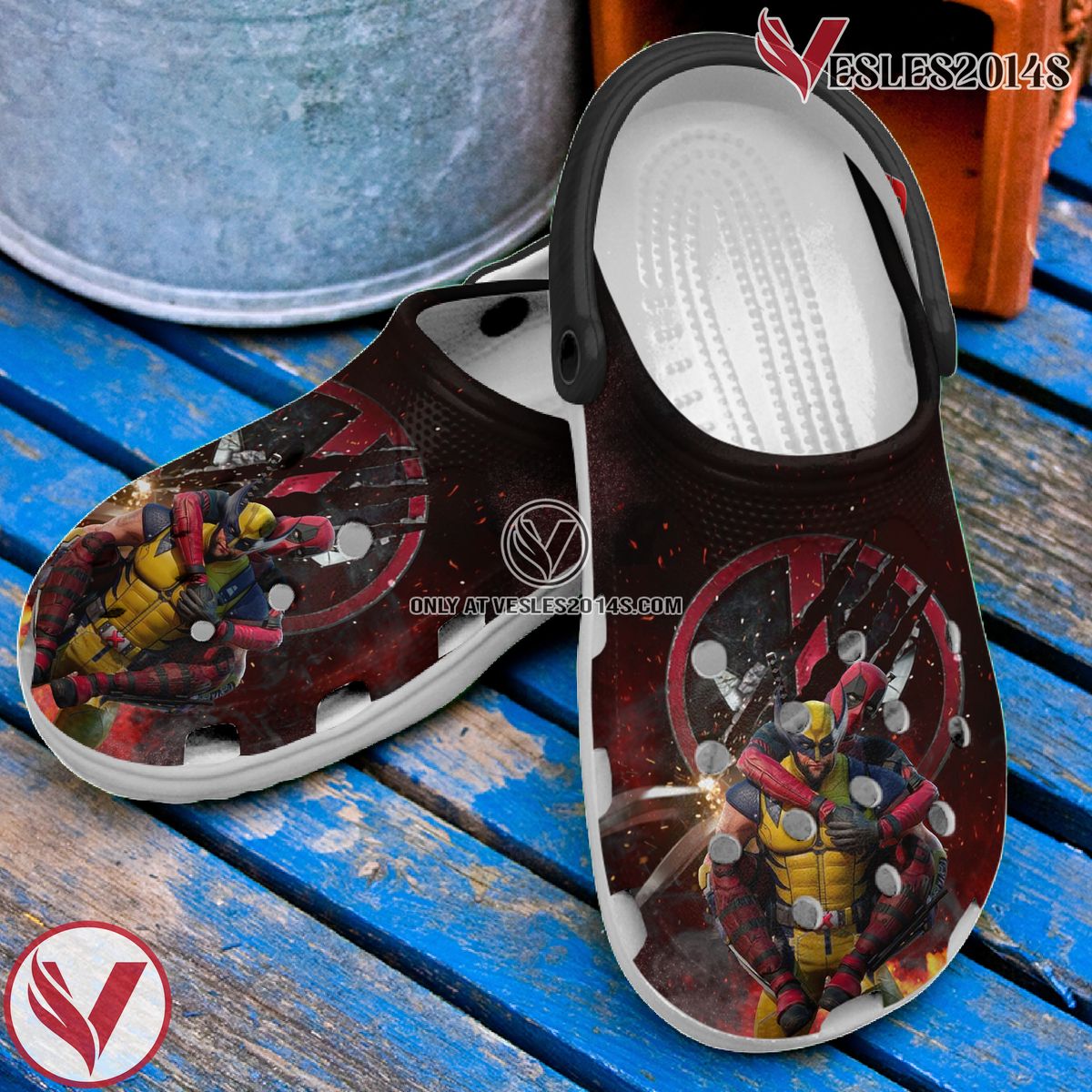 Deadpool And Wolverine Movie Crocs Crocband Clogs Shoes Comfortable For Men Women and Kids Style 2 - Vesles2014S 3