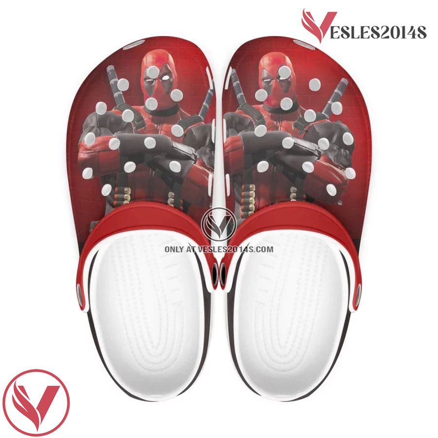 Deadpool Movie Crocs Crocband Shoes Clogs Custom Name For Men Women and Kids - Vesles2014S