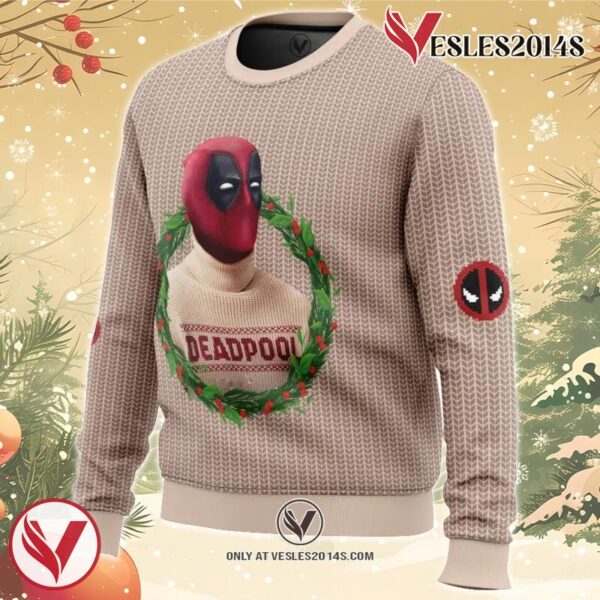 Deadpool Ugly Christmas Sweater, Unique Christmas Gift For Fans - Vesles2014S 1