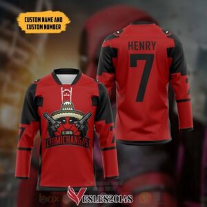 Deadpool Wade Wilson Personalized Hockey Jersey, Trending Gifts For Fans - Vesles2014s 3