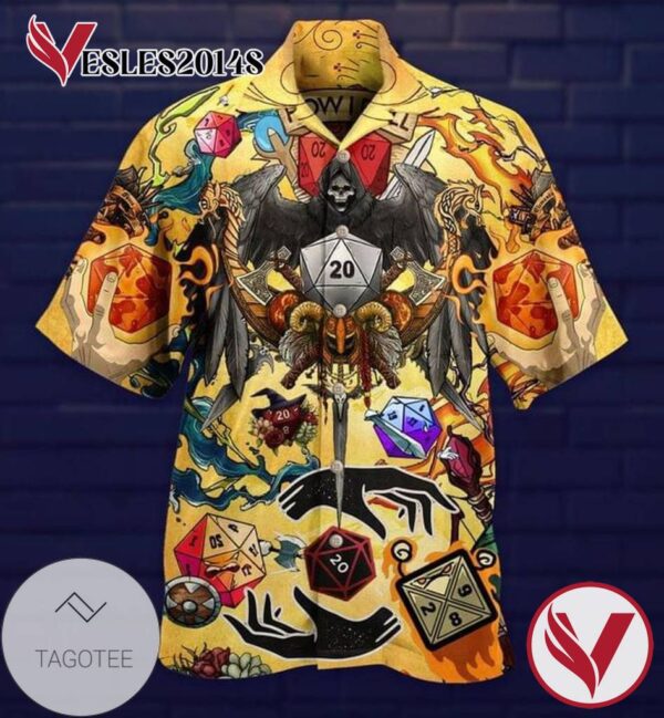 Death Dragon Print Short Sleeve Hawaiian Casual Shirt Vesles2014S 1