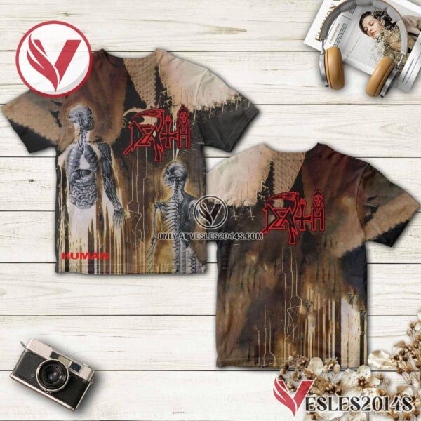 Death Human Album Cover Shirt, Unique Gifts For Music Lovers - Vesles2014S