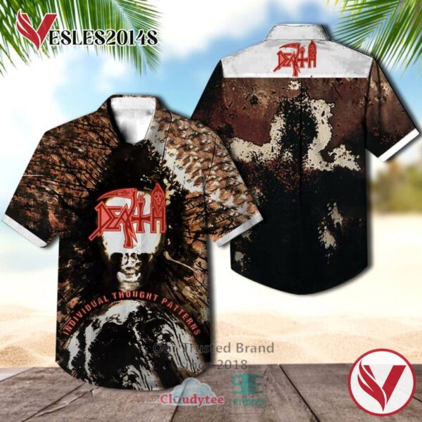 Death Individual Thought Patterns Albums Hawaiian Shirt, Best Gift For Music Lovers Vesles2014S