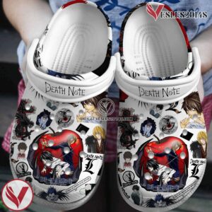 Death Note Anime Cartoon Crocs Crocband Clogs Shoes Comfortable For Men Women and Kids Style 1, Unique Gift From  Vesles2014S