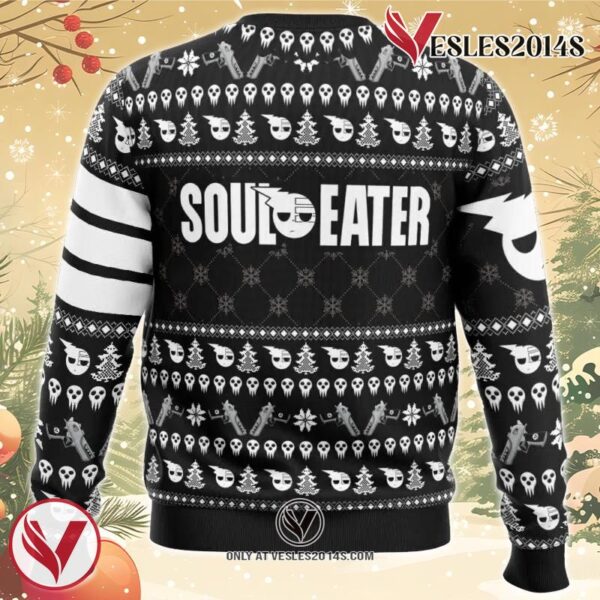 Death The Kid Soul Eater Ugly Christmas Sweater, Unique Christmas Gift For Fans - Vesles2014S 1