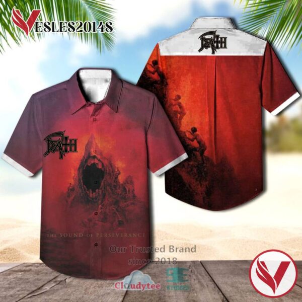 Death The Sound of Perseverance Albums Hawaiian Shirt, Best Gift For Music Lovers Vesles2014S