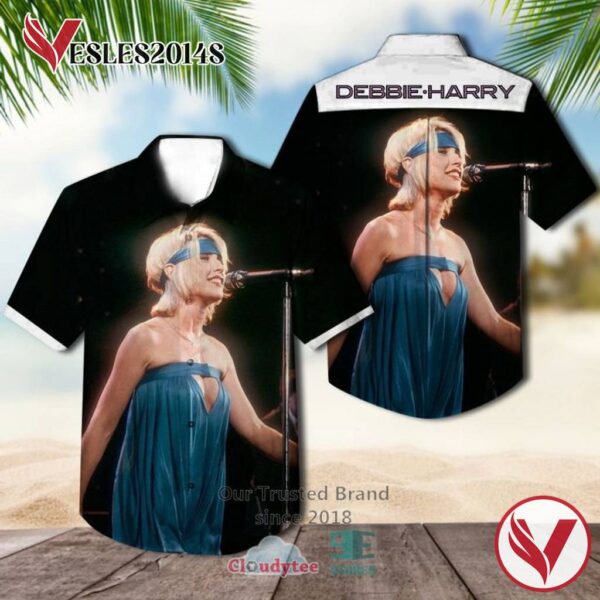 Debbie Harry Heart of Glass Album Hawaiian Shirt, Best Gift For Music Lovers Vesles2014S