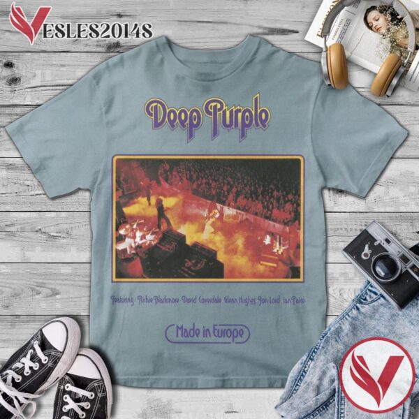 Deep Purple Made In Europe Album Cover Shirt, Perfect Gifts For Music Lovers - Vesles2014S