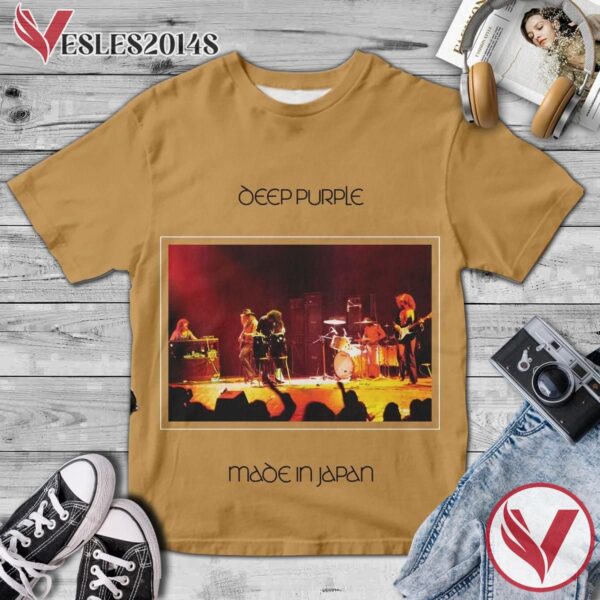 Deep Purple Made In Japan Album Cover Shirt, Perfect Gifts For Music Lovers - Vesles2014S
