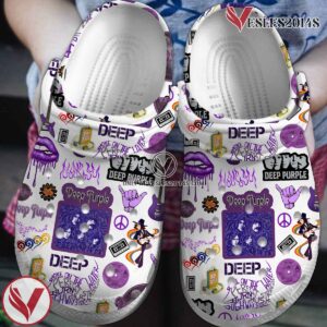 Deep Purple Music Crocs Crocband Clogs Shoes, Unique Gifts For Fans Style 1 - Vesles2014S
