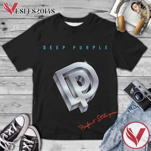 Deep Purple Perfect Strangers Album Cover Shirt, Perfect Gifts For Music Lovers - Vesles2014S