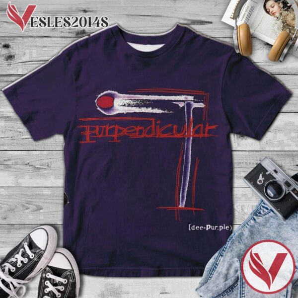 Deep Purple Purpendicular Album Cover Shirt, Perfect Gifts For Music Lovers - Vesles2014S