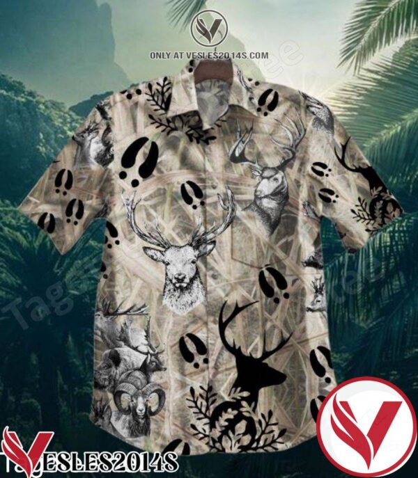 Deer Footprints Hawaiian Shirt, Unique Gifts For Friends - Vesles2014S 1