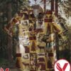 Deer Hunting Cabin Fishing Valance Elk Moose Bear Wolf Patchwork Hawaiian Shirt, Unique Gifts For Friends - Vesles2014S 1