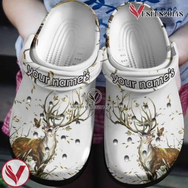 Deer Tree Leaves Shoes Clog Gifts For Men Women, Unique Gift From  Vesles2014S