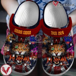 Def Leppard Music Crocs Crocband Clogs Shoes, Unique Gifts For Fans Style 2 - Vesles2014S