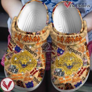 Def Leppard Music Crocs Crocband Clogs Shoes, Unique Gifts For Fans Style 4 - Vesles2014S