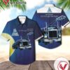 Def Leppard On Through The Night Album Cover Hawaiian Shirt, Best Gift For Music Lovers Vesles2014S