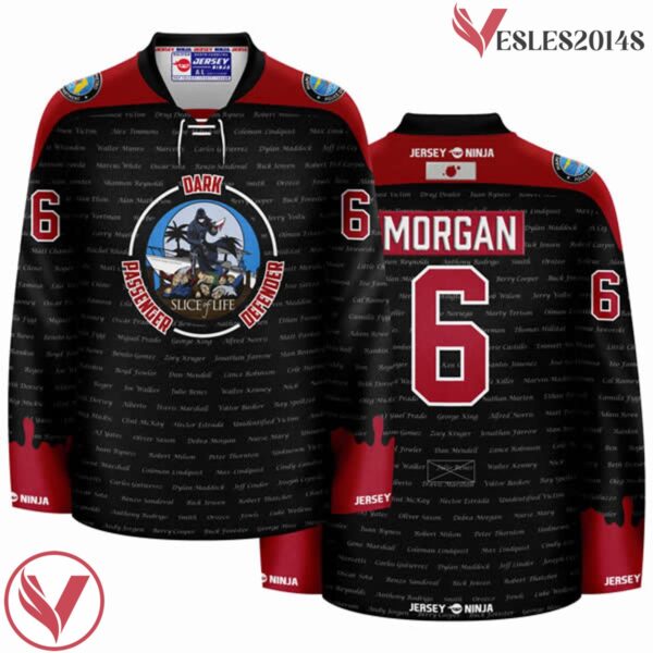 Defender Dexter Dark Passenger Morgan Hockey Jersey - Vesles2014S