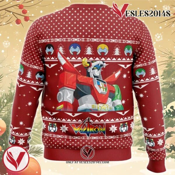 Defender of the Universe Voltron Ugly Christmas Sweater, Unique Christmas Gift For Fans - Vesles2014S 1