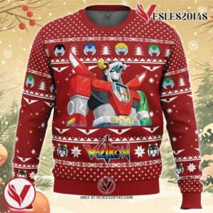 Defender of the Universe Voltron Ugly Christmas Sweater, Unique Christmas Gift For Fans - Vesles2014S