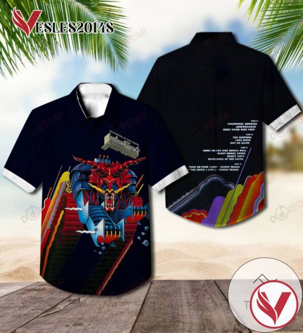 Defenders Of The Faith Studio Album By Judas Priest Hawaiian Shirt, Best Gift For Music Lovers Vesles2014S