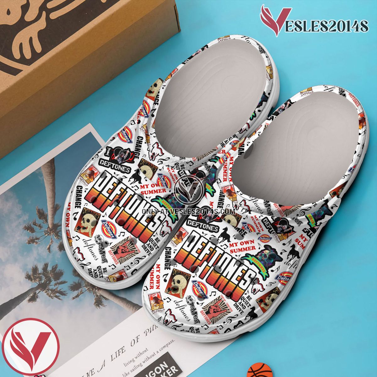 Deftones Music Crocs Crocband Clogs Shoes, Unique Gifts For Fans Style 2 - Vesles2014S 2