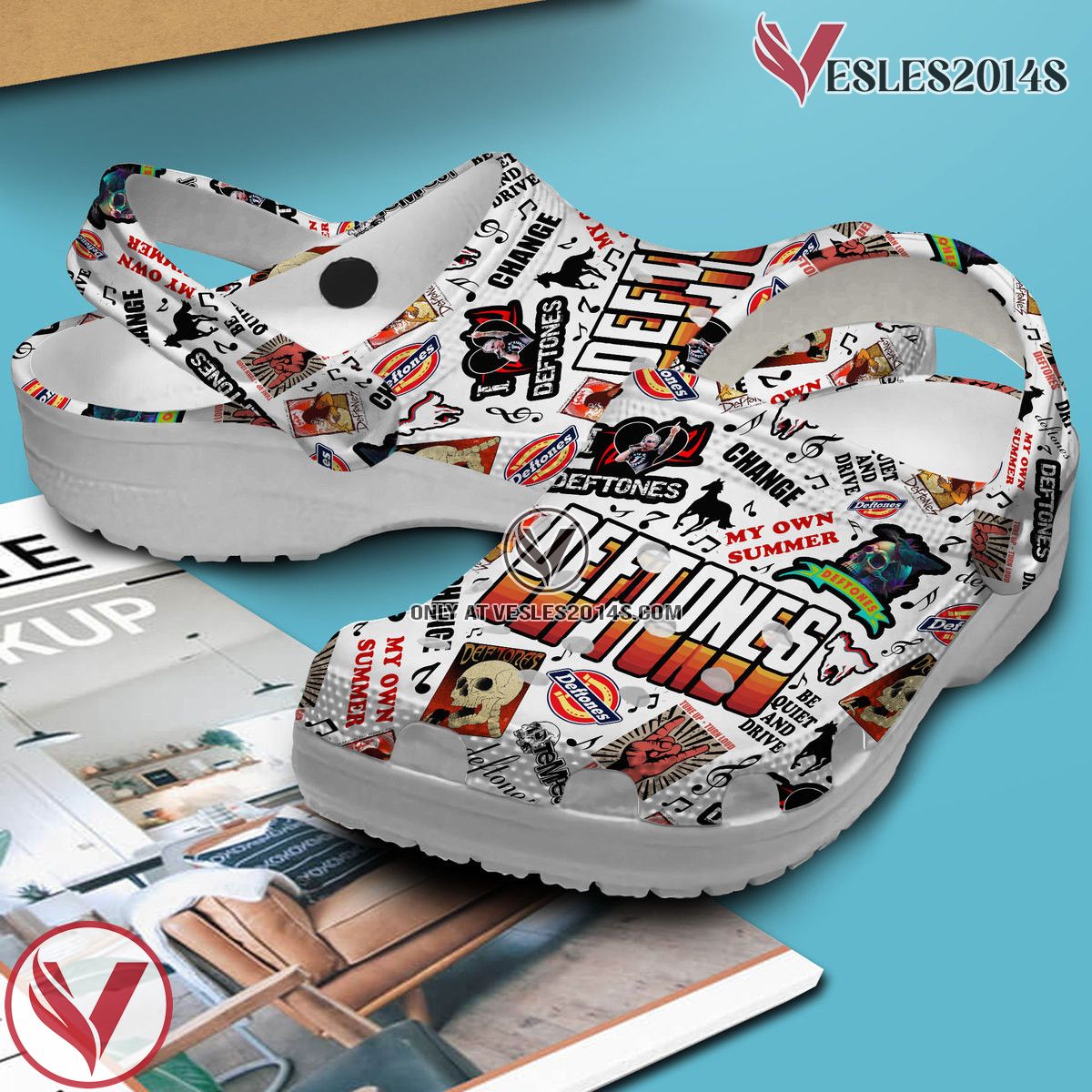 Deftones Music Crocs Crocband Clogs Shoes, Unique Gifts For Fans Style 2 - Vesles2014S 3