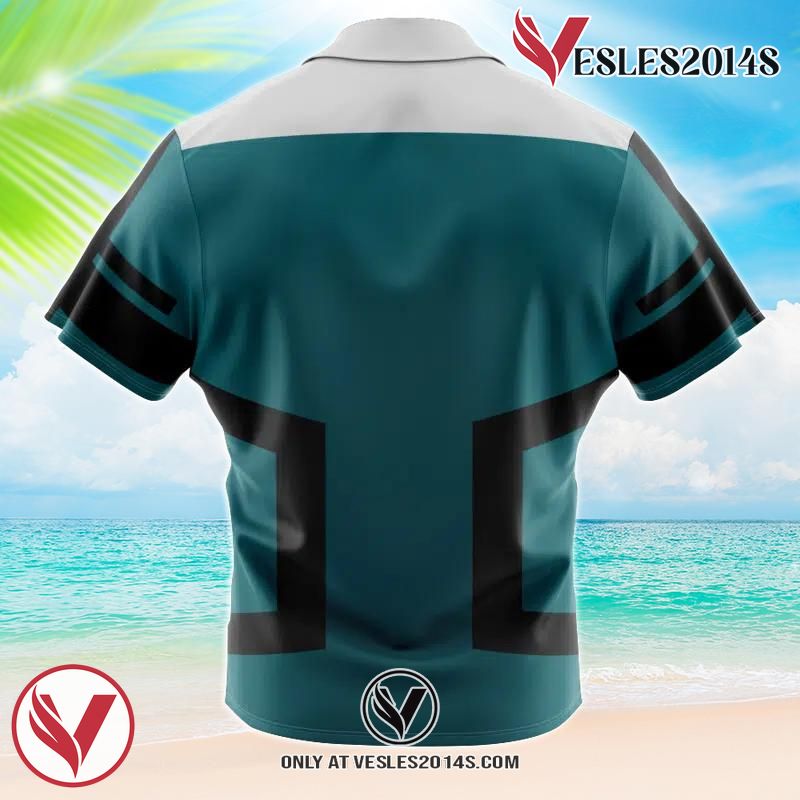 Deku My Hero Academia Hawaiian Button Up Shirt, Perfect Gifts For Anime Lovers - Vesles2014S mqY 1