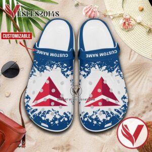 Delta Air Lines Brand Crocs Clogs, Unique Footwear For Fans 1