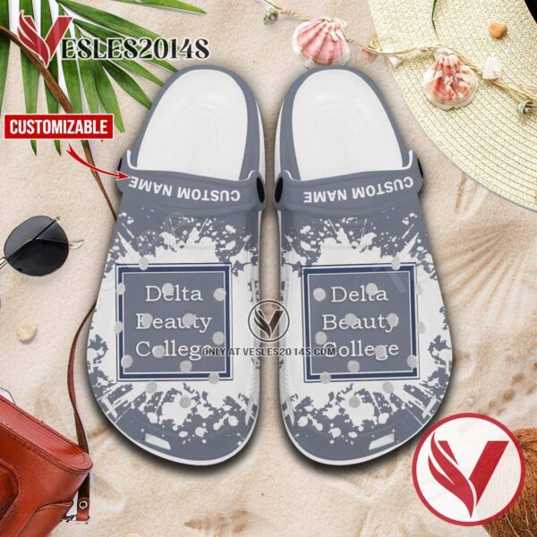 Delta Beauty College Crocs Crocband Clog, Unique Footwear For Fans 1