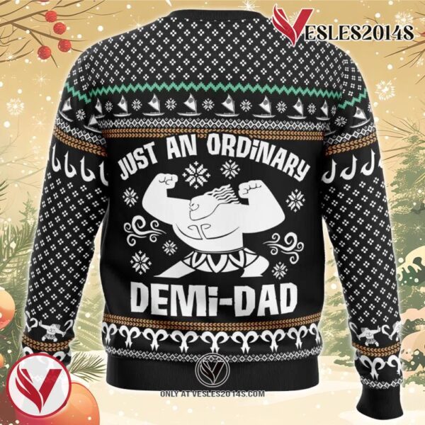 Demi Dad Moana Ugly Christmas Sweater, Unique Christmas Gift For Fans - Vesles2014S 1