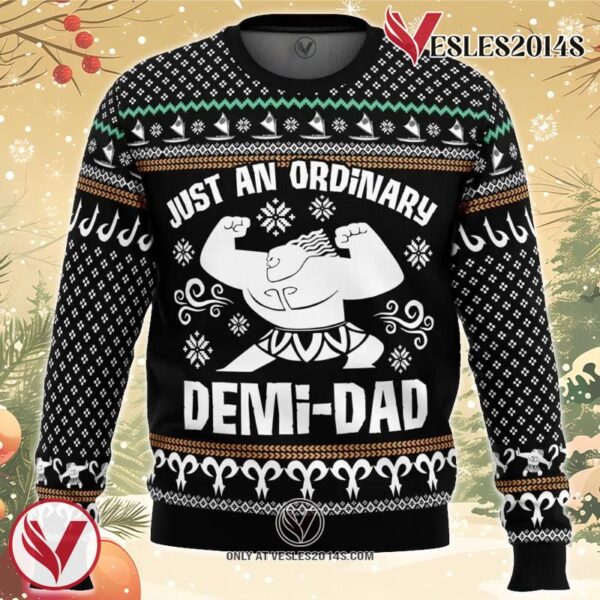Demi Dad Moana Ugly Christmas Sweater, Unique Christmas Gift For Fans - Vesles2014S