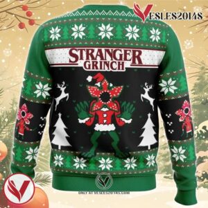 Demogorgon Stranger Grinch Stranger Things Ugly Christmas Sweater, Unique Christmas Gift For Fans - Vesles2014S 1