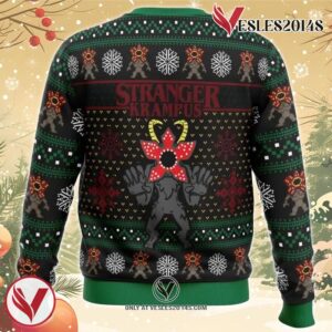 Demogorgon Stranger Krampus Stranger Things Ugly Christmas Sweater, Unique Christmas Gift For Fans - Vesles2014S 1