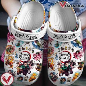 Demon Slayer Anime Cartoon Premium Crocs Crocband Clogs Shoes Comfortable For Men Women and Kids, Unique Gift From  Vesles2014S
