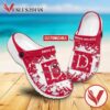 Denison University Logo Crocs Clogs, Unique Footwear For Fans
