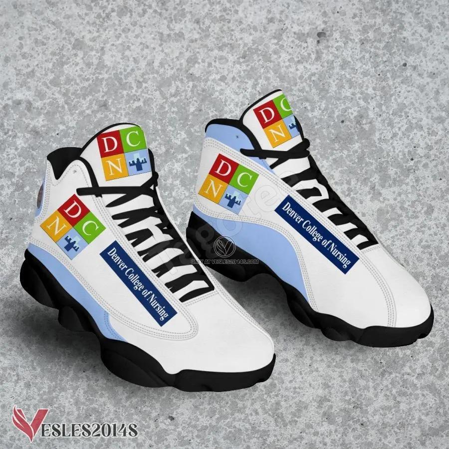Denver College of Nursing Logo Air Jordan 13 Shoes, Best Sneaker Gifts For Fans - Vesles2014s
