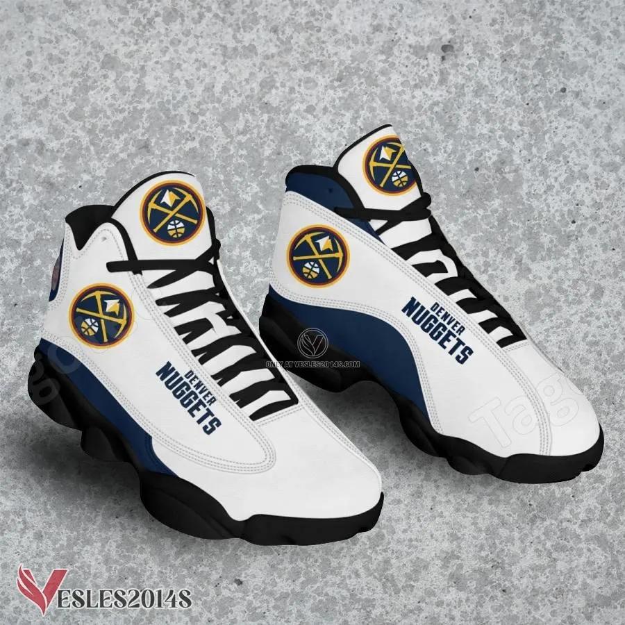 Denver Nuggets Air Jordan 13 Shoes, Best Sneaker Gifts For Fans - Vesles2014s