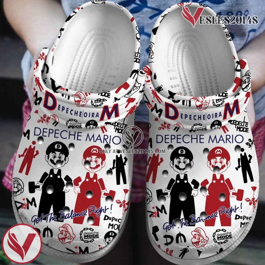 Depeche Mode Band Crocs Clogs Crocband Shoes Comfortable for men women, Unique Gift From Vesles2014S