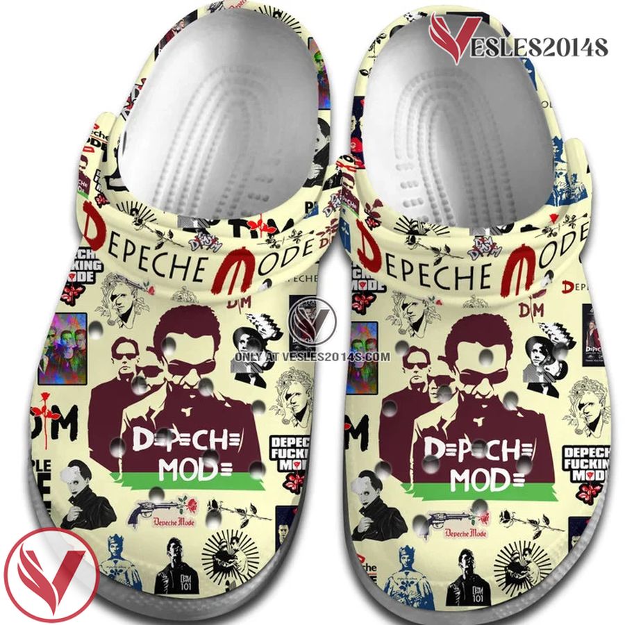 Depeche Mode Band Crocs Crocband Clogs Comfortable Shoes for men women, Unique Gift From Vesles2014S 2