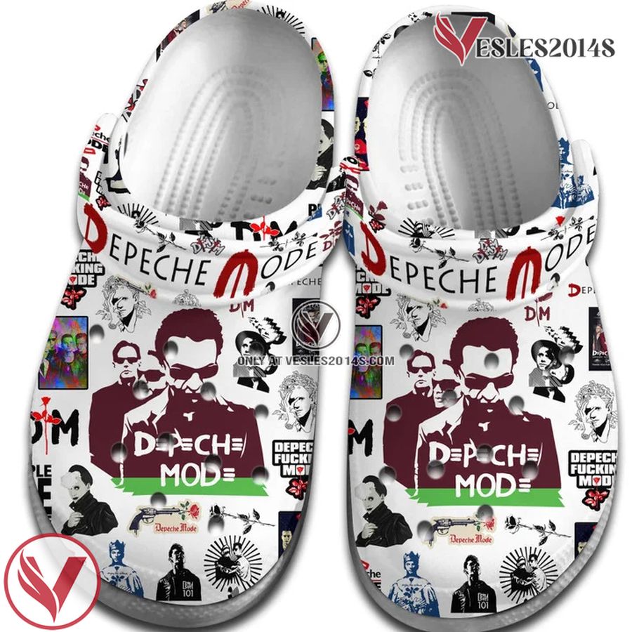 Depeche Mode Band Crocs Crocband Shoes Clogs Comfortable for men women, Unique Gift From Vesles2014S 2