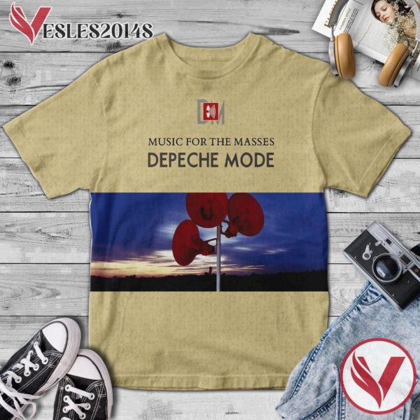 Depeche Mode Music For The Masses Album Cover Shirt, Perfect Gifts For Music Lovers - Vesles2014S