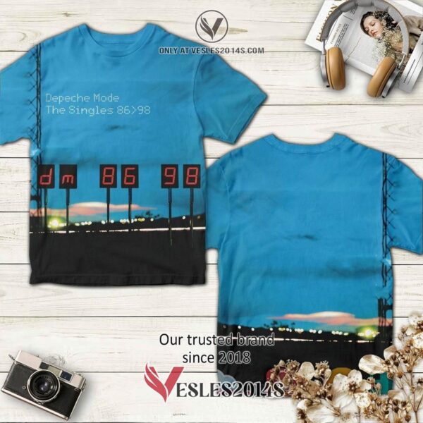 Depeche Mode-The Singles 86-98 Album 3D Shirt, Unique Gifts For Music Lovers - Vesles2014S