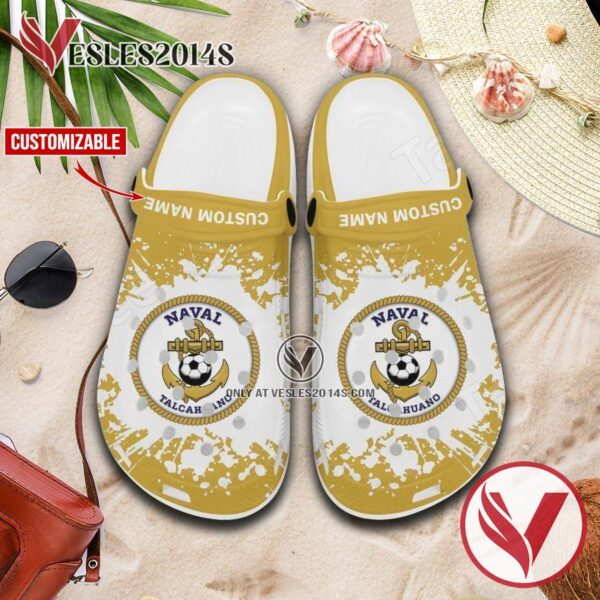 Deportes Naval Custom Name Crocs Clogs, Unique Footwear For Fans 1