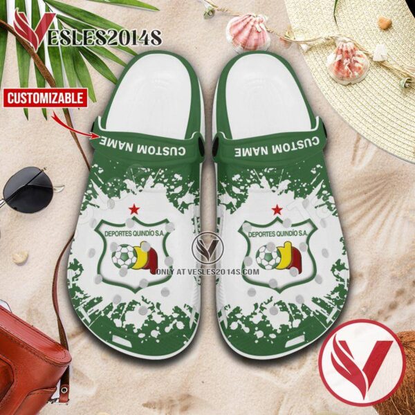 Deportes Quindio Crocs Clogs, Unique Footwear For Fans 1