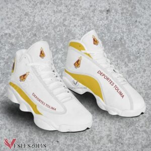 Deportes Tolima Logo Air Jordan 13 Shoes, Best Sneaker Gifts For Fans - Vesles2014s