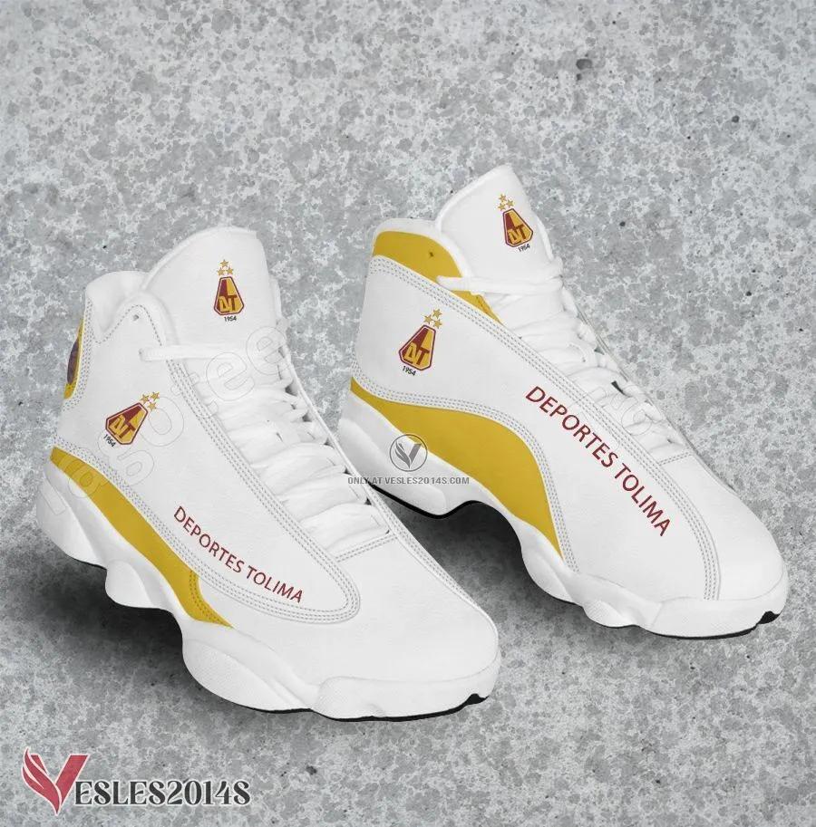 Deportes Tolima Logo Air Jordan 13 Shoes, Best Sneaker Gifts For Fans - Vesles2014s