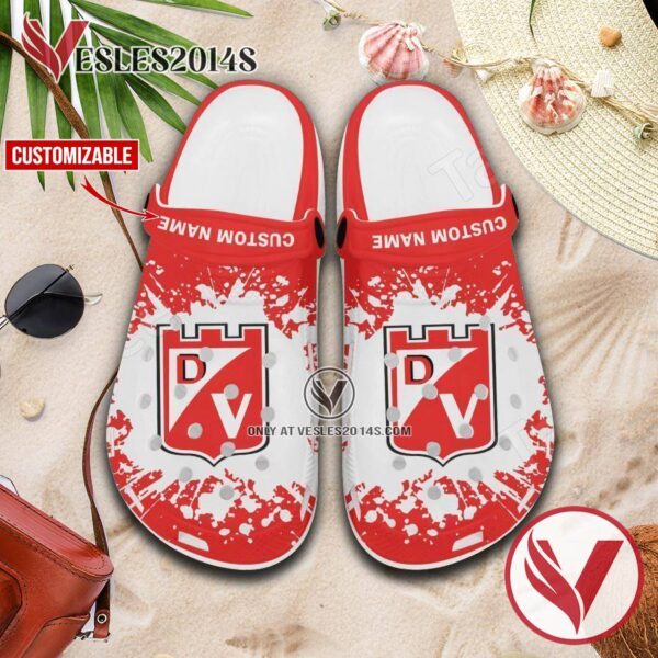 Deportes Valdivia Custom Name Crocs Clogs, Unique Footwear For Fans 1