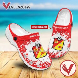 Deportivo Pereira Crocs Clogs, Unique Footwear For Fans